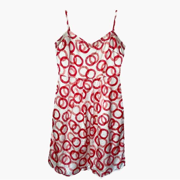 Juicy Couture Cherry Pie Silk Leaf Dress - MISSING BELT - Picture 1 of 12